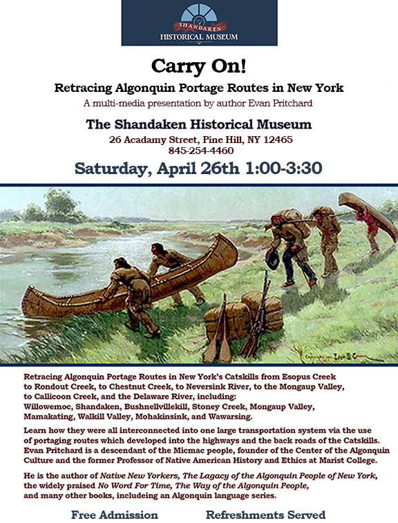 Carry On! Retracing Algonquin Portage Routes in New York flyer photo